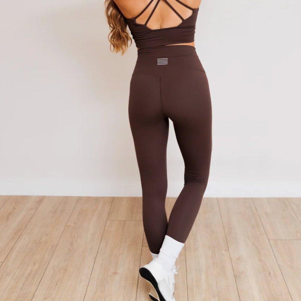 NWT Kosha Fit Shakti Leggings - Cocoa Brown Medium $88